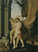 Hercules and Antaeus Baldung
